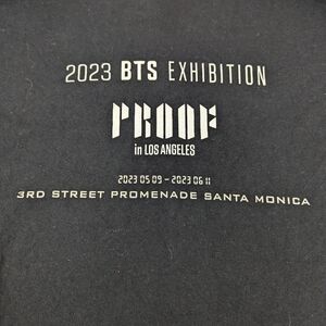 BTS 2023 Exhibition PROOF in Los Angeles Black Tee XL.